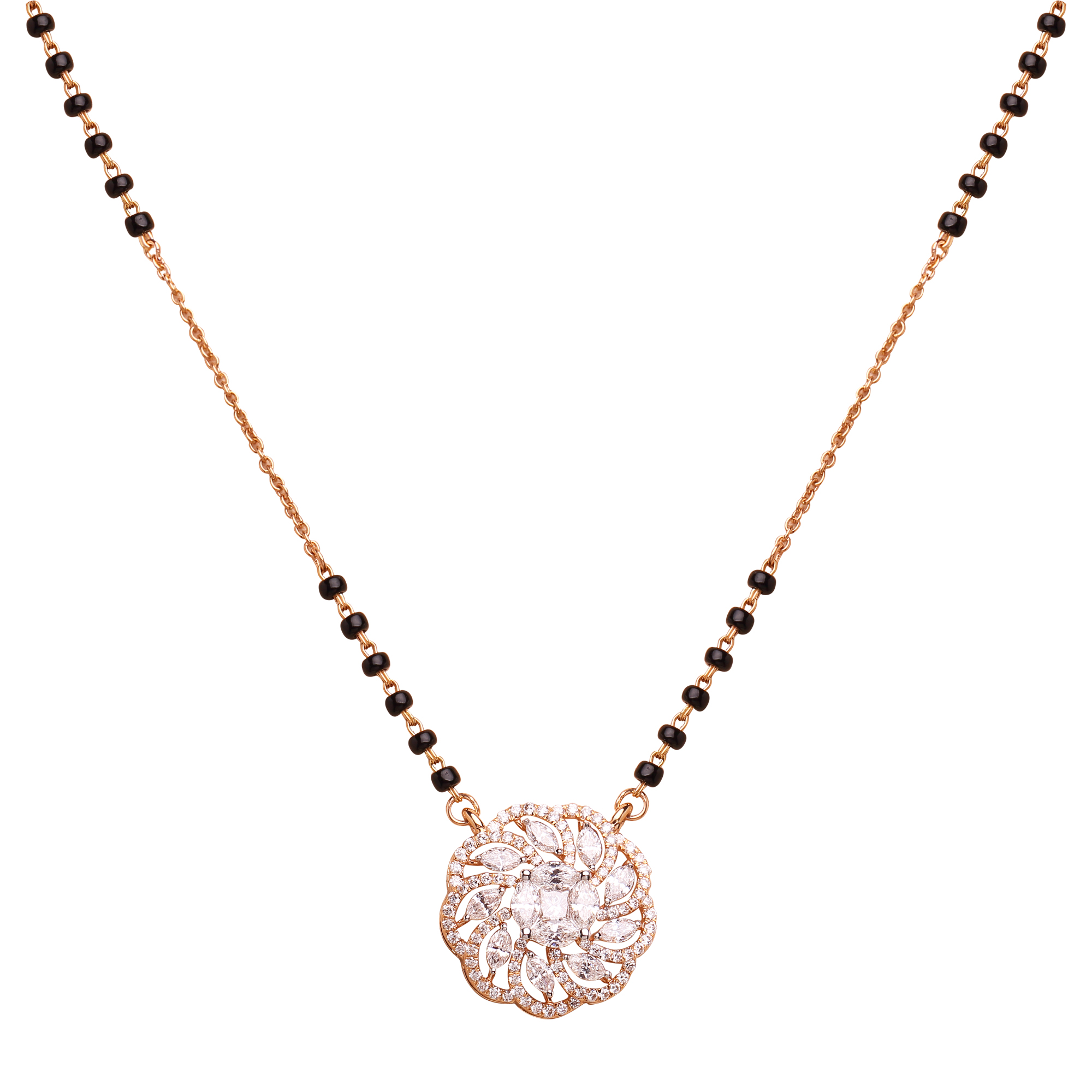 Moon shaped Diamond Pendant Moon shaped Diamond Pendant