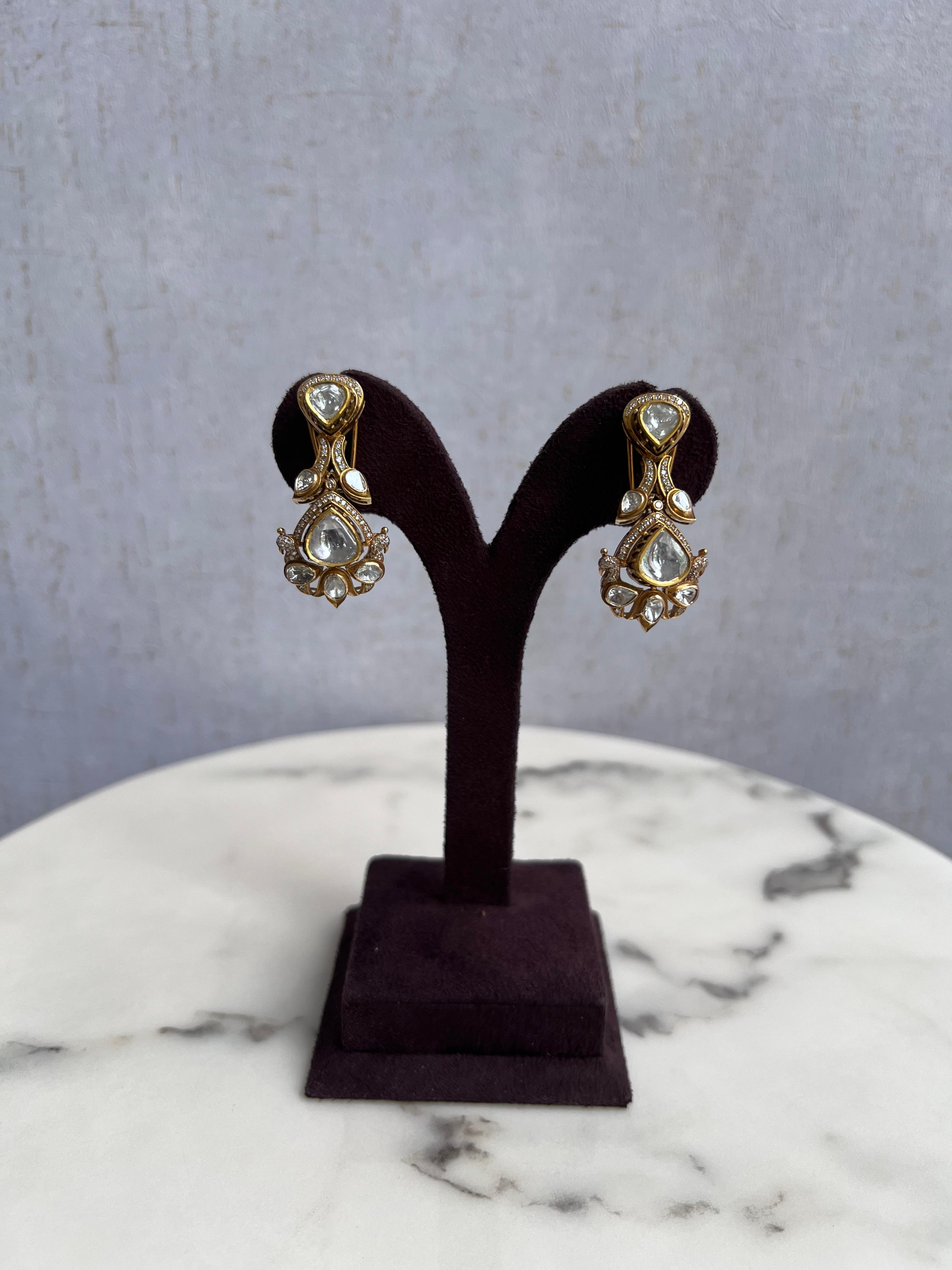 Kundan Setting Earrings